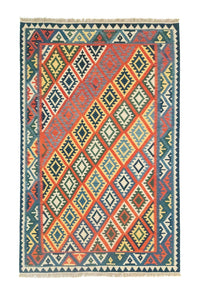 Alfombra Kelim - Oriental - 300 x 208 cm - naranja
