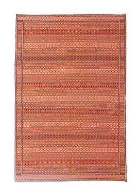 Alfombra Kelim - Oriental - 244 x 173 cm - naranja
