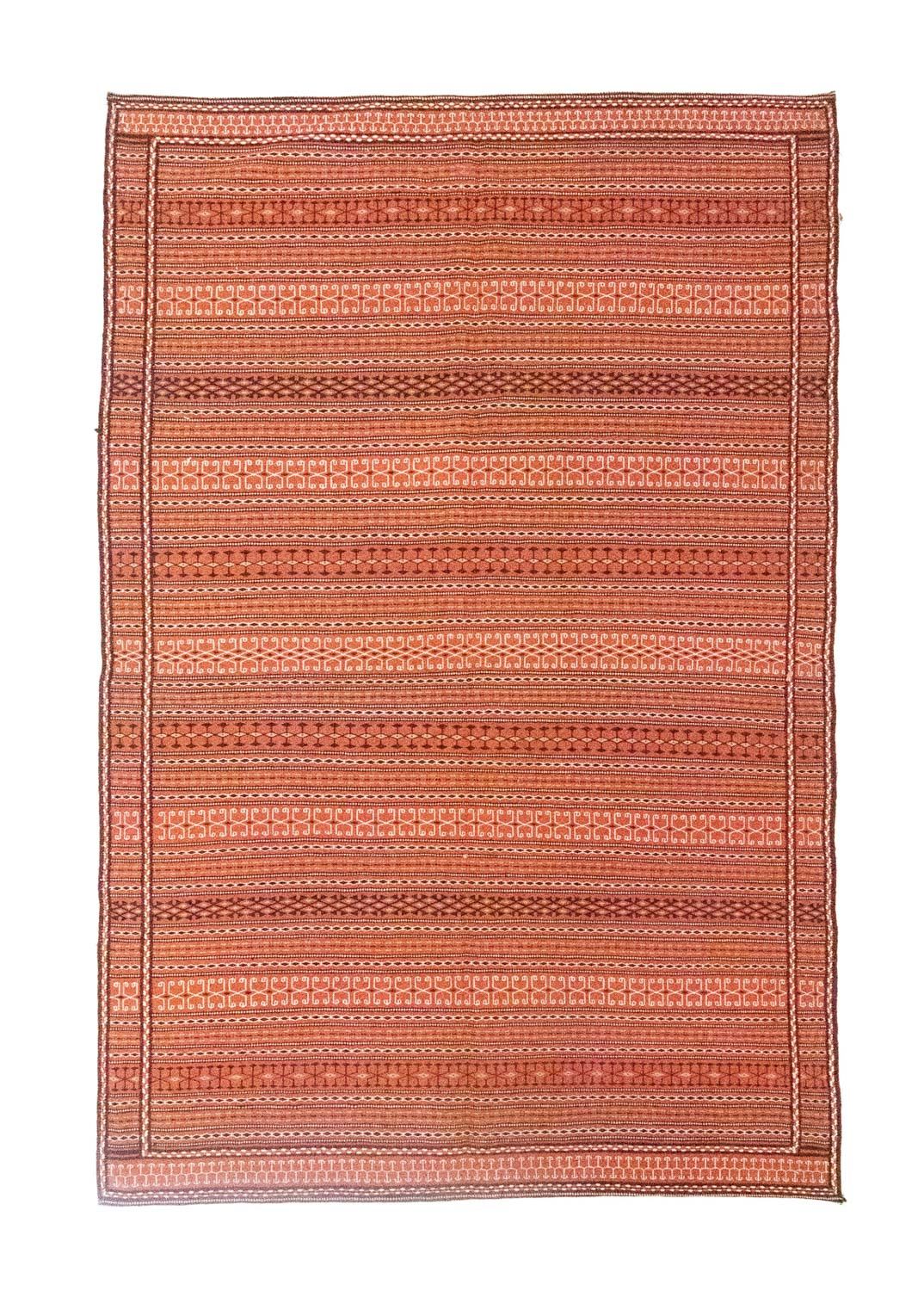 Alfombra Kelim - Oriental - 244 x 173 cm - naranja