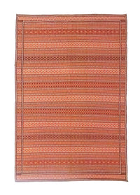 Alfombra Kelim - Oriental - 244 x 173 cm - naranja