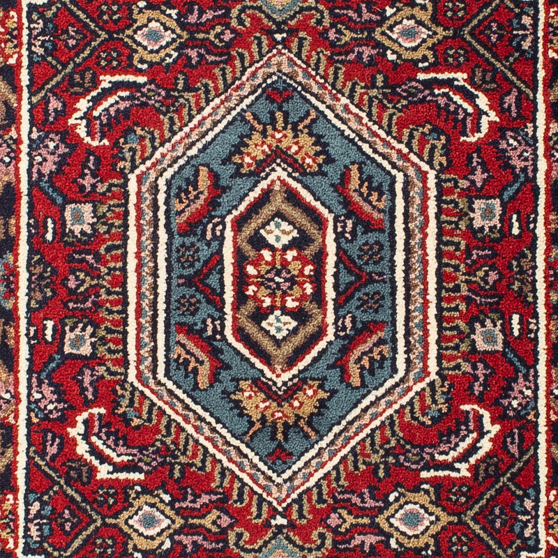 Alfombra oriental - Bidjar - Indus - 90 x 60 cm - rojo oscuro