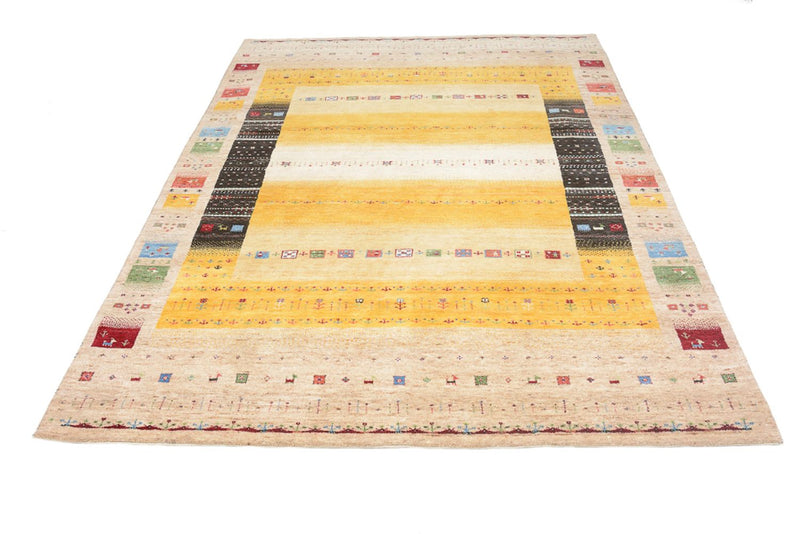 Alfombra Gabbeh - Loribaft Indus - 245 x 173 cm - multicolor