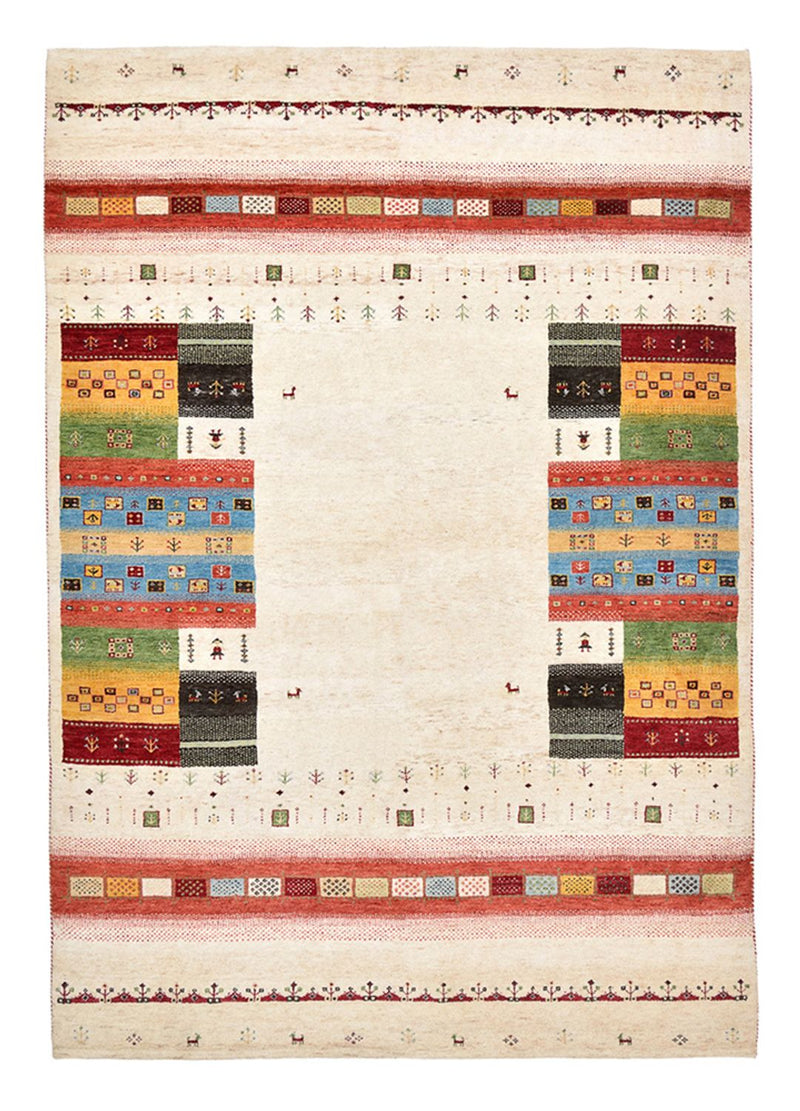 Alfombra Gabbeh - Loribaft Indus - 240 x 171 cm - multicolor