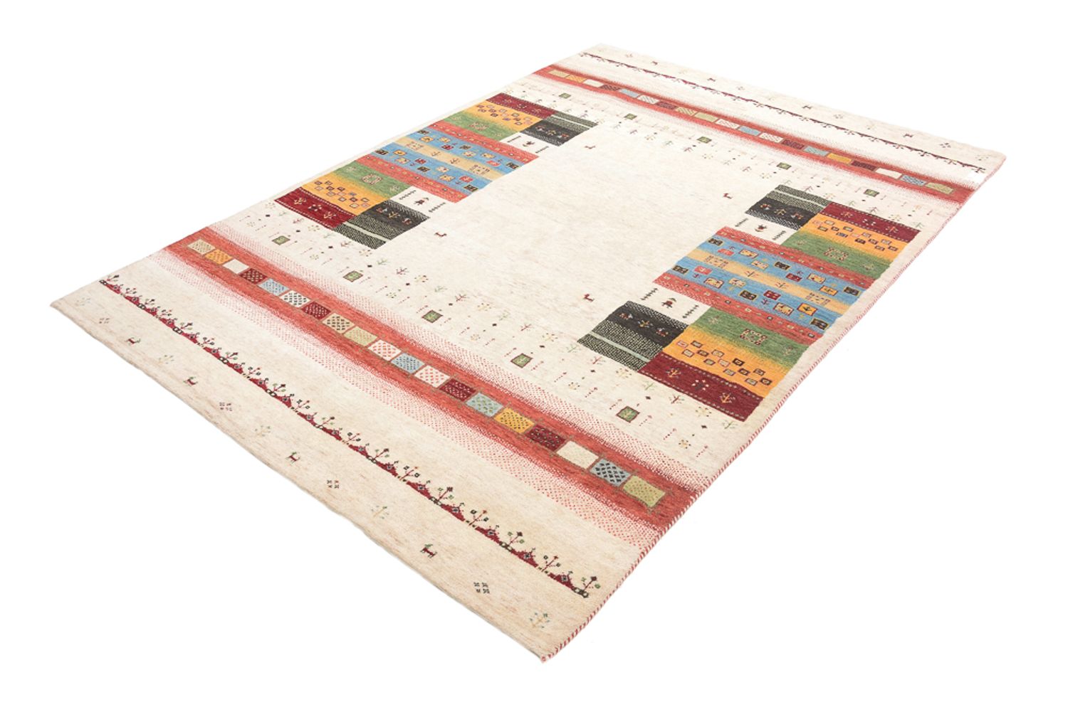 Alfombra Gabbeh - Loribaft Indus - 240 x 171 cm - multicolor