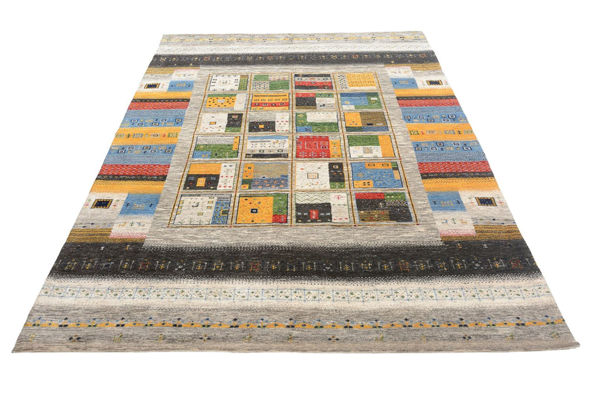 Alfombra Gabbeh - Loribaft Indus - 241 x 174 cm - multicolor