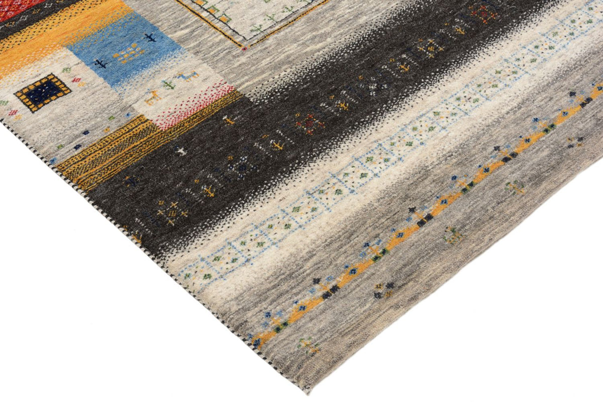 Alfombra Gabbeh - Loribaft Indus - 241 x 174 cm - multicolor