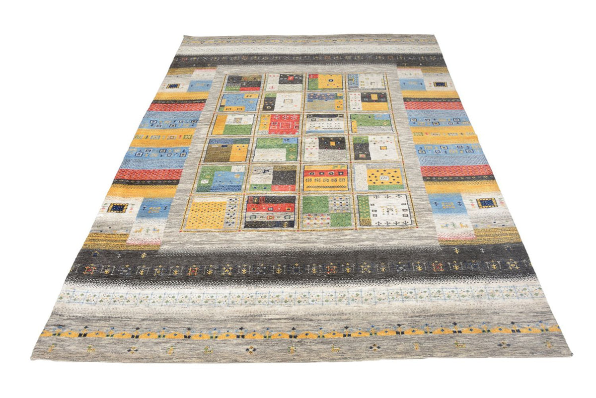 Alfombra Gabbeh - Loribaft Indus - 241 x 174 cm - multicolor