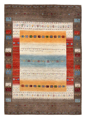 Alfombra Gabbeh - Loribaft Indus - 203 x 146 cm - multicolor