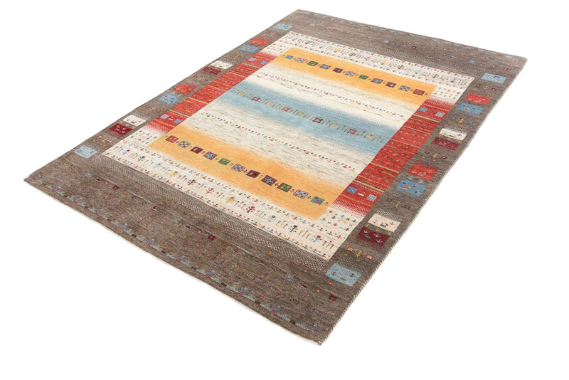 Alfombra Gabbeh - Loribaft Indus - 203 x 146 cm - multicolor