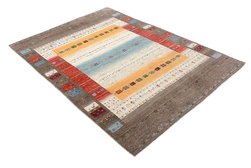 Alfombra Gabbeh - Loribaft Indus - 203 x 146 cm - multicolor