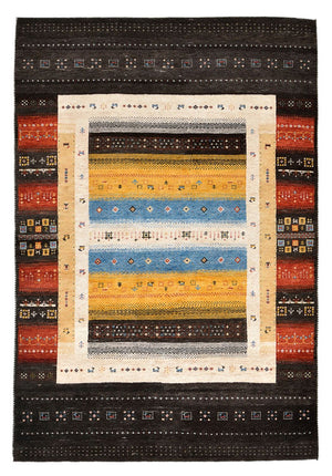 Alfombra Gabbeh - Loribaft Indus - 212 x 143 cm - multicolor