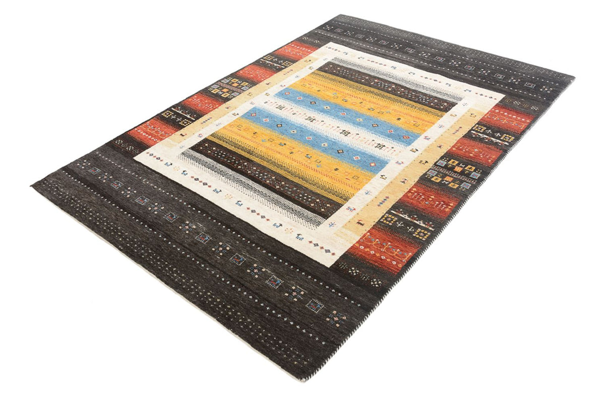 Alfombra Gabbeh - Loribaft Indus - 212 x 143 cm - multicolor