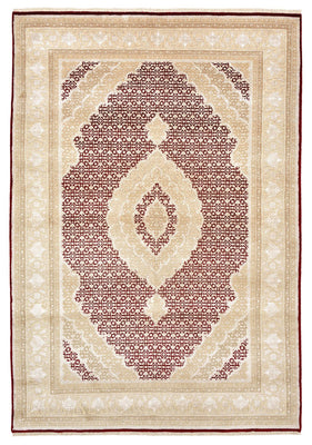 Alfombra oriental - Tabriz - 243 x 167 cm - crema