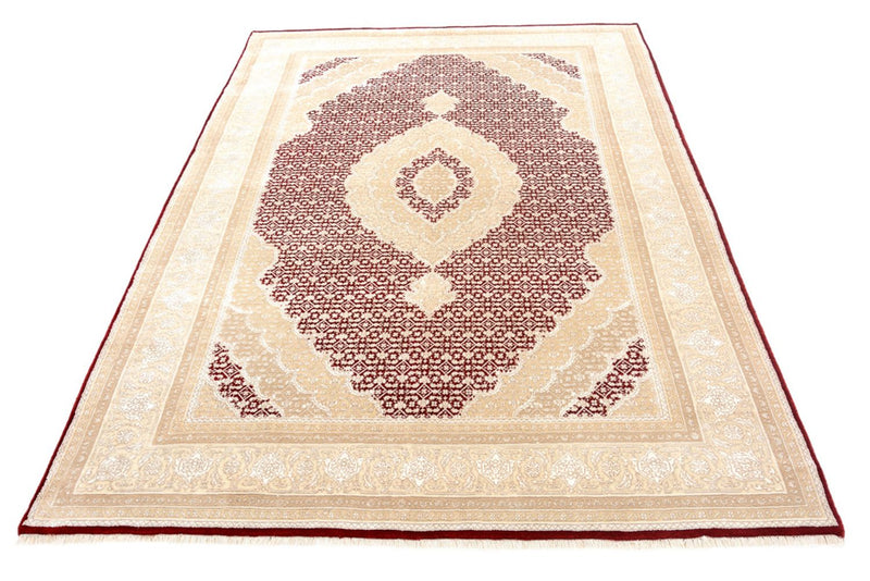 Alfombra oriental - Tabriz - 243 x 167 cm - crema