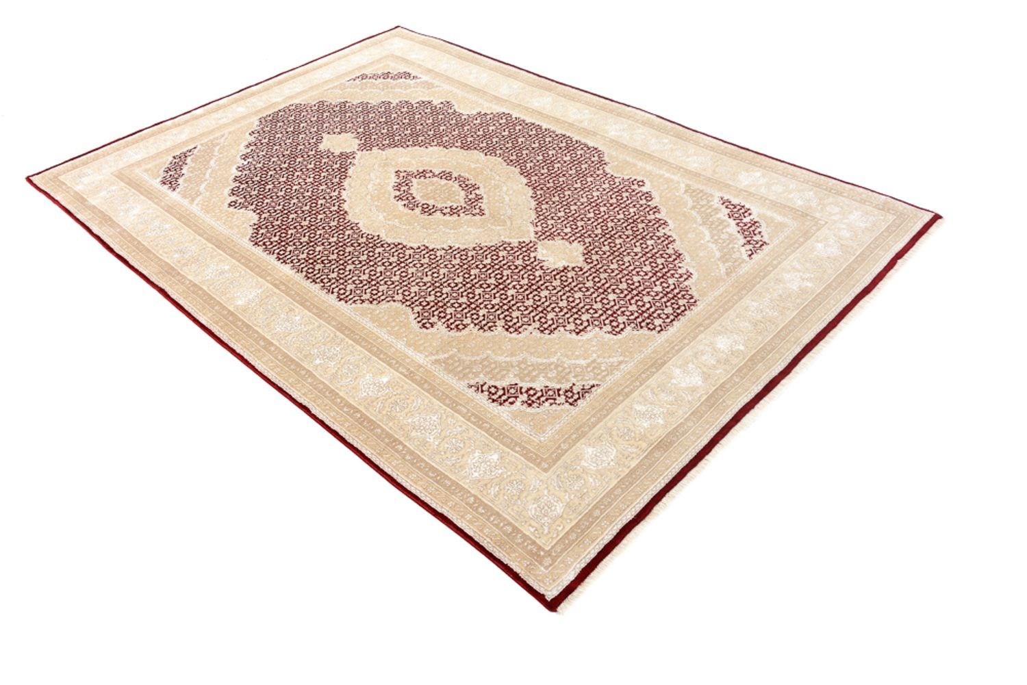 Alfombra oriental - Tabriz - 243 x 167 cm - crema