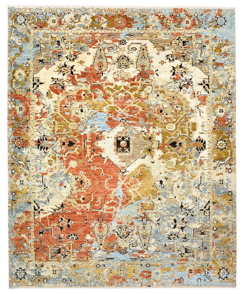 Alfombra de diseño - 303 x 245 cm - multicolor
