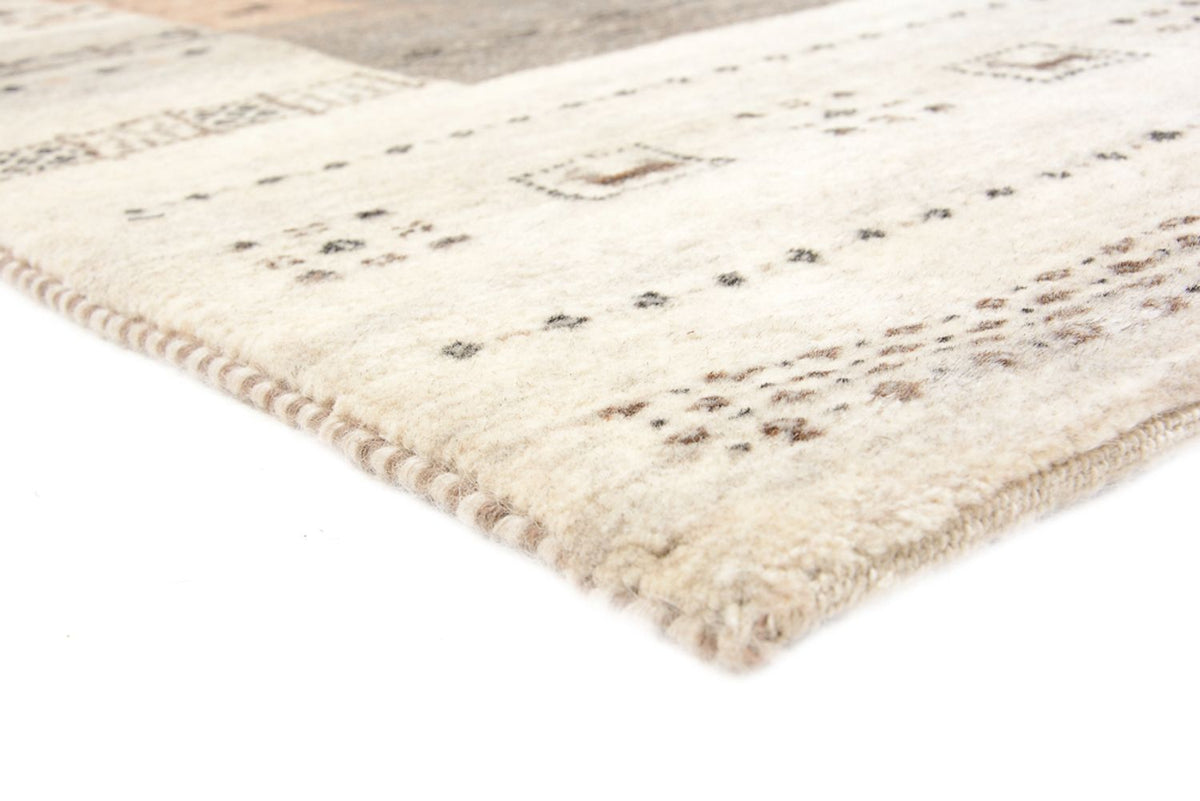 Alfombra Gabbeh - Loribaft Indus - 201 x 140 cm - beige oscuro