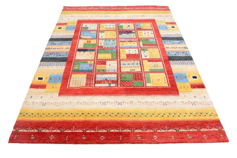 Alfombra Gabbeh - Loribaft Indus - 236 x 169 cm - multicolor