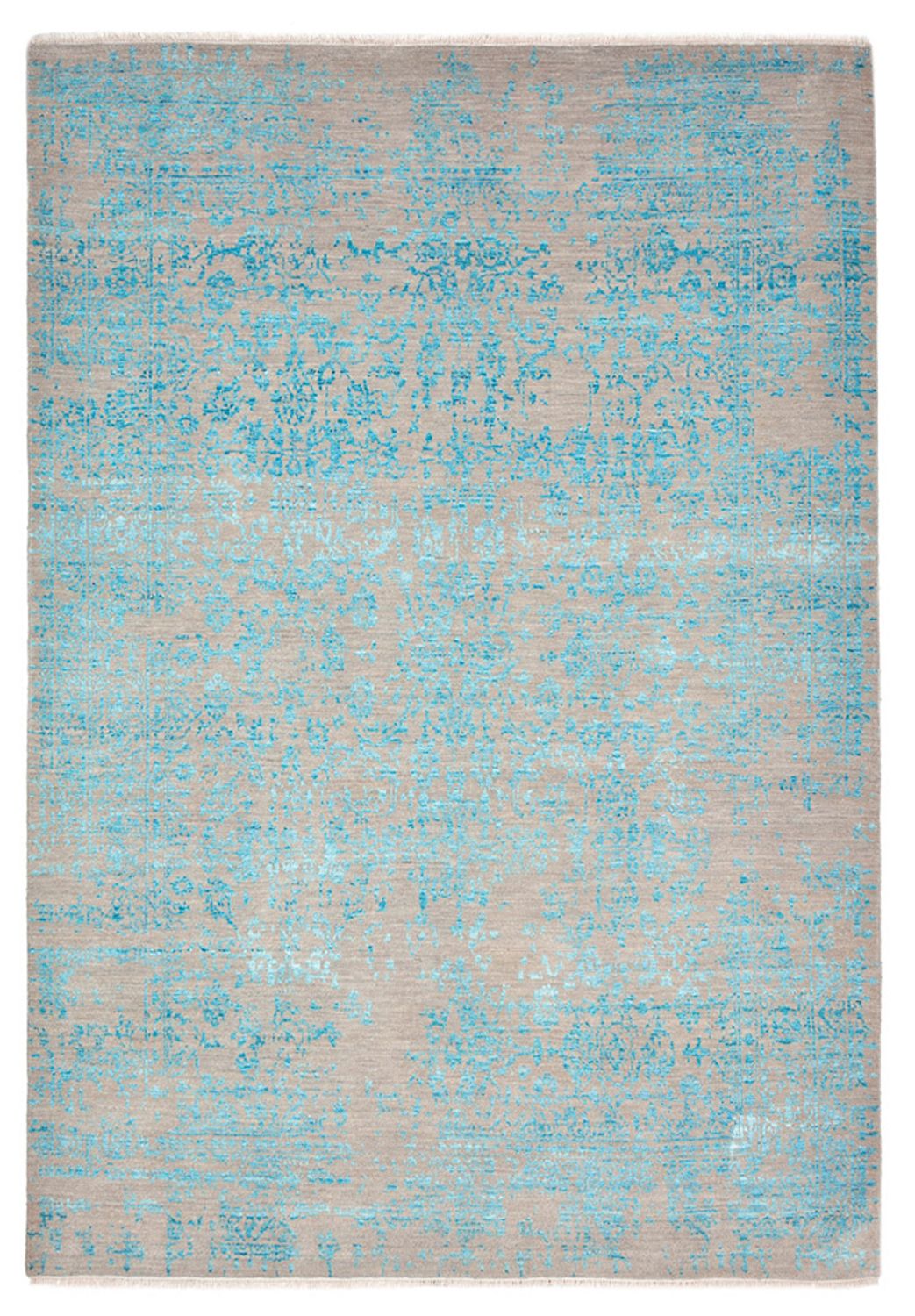 Alfombra de diseño - 247 x 170 cm - turquesa