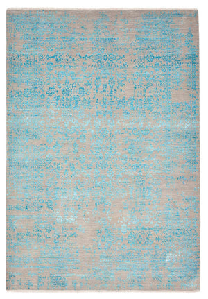 Alfombra de diseño - 247 x 170 cm - turquesa