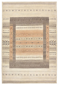 Alfombra Gabbeh - Loribaft Indus - 299 x 205 cm - beige oscuro
