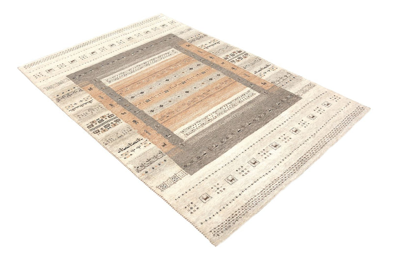 Alfombra Gabbeh - Loribaft Indus - 299 x 205 cm - beige oscuro