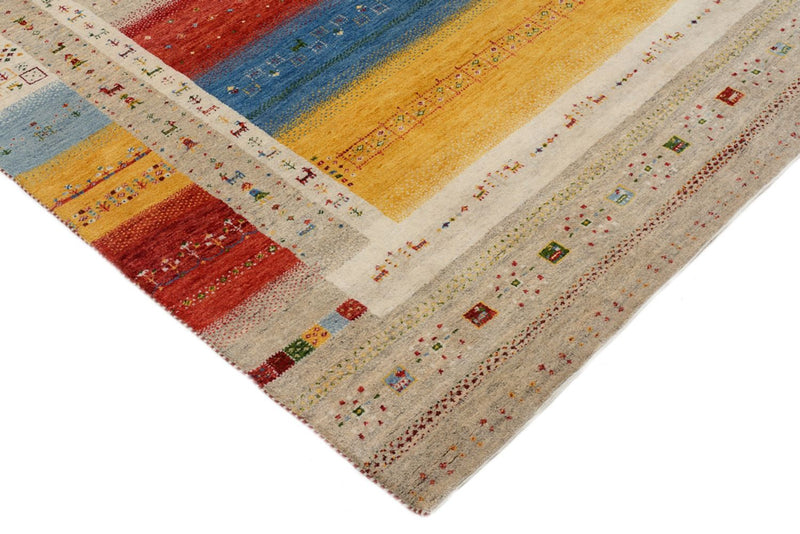 Alfombra Gabbeh - Loribaft Indus - 236 x 173 cm - multicolor