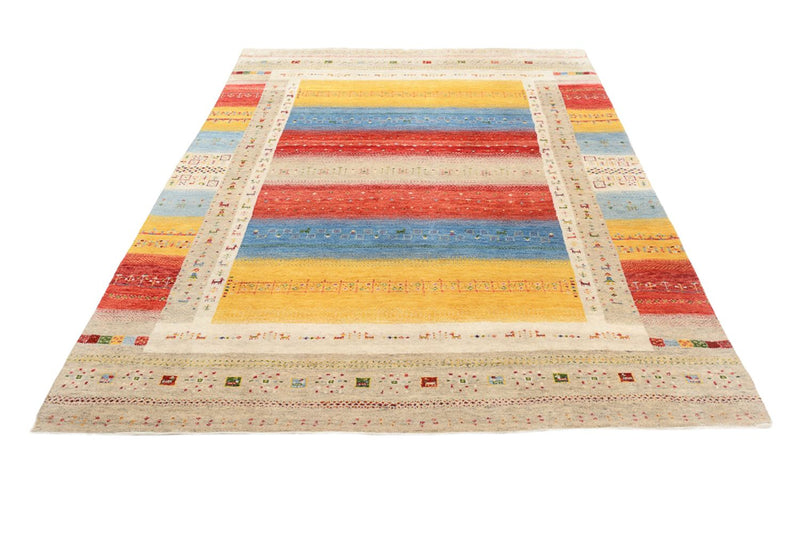 Alfombra Gabbeh - Loribaft Indus - 236 x 173 cm - multicolor
