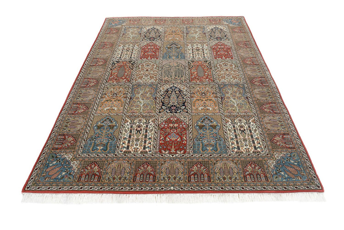 Alfombra oriental - Ghom - Indus - 242 x 172 cm - beige oscuro