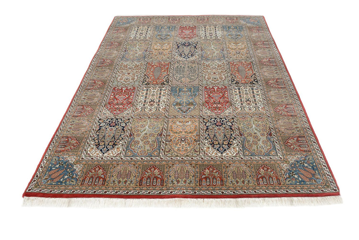 Alfombra oriental - Ghom - Indus - 242 x 172 cm - beige oscuro