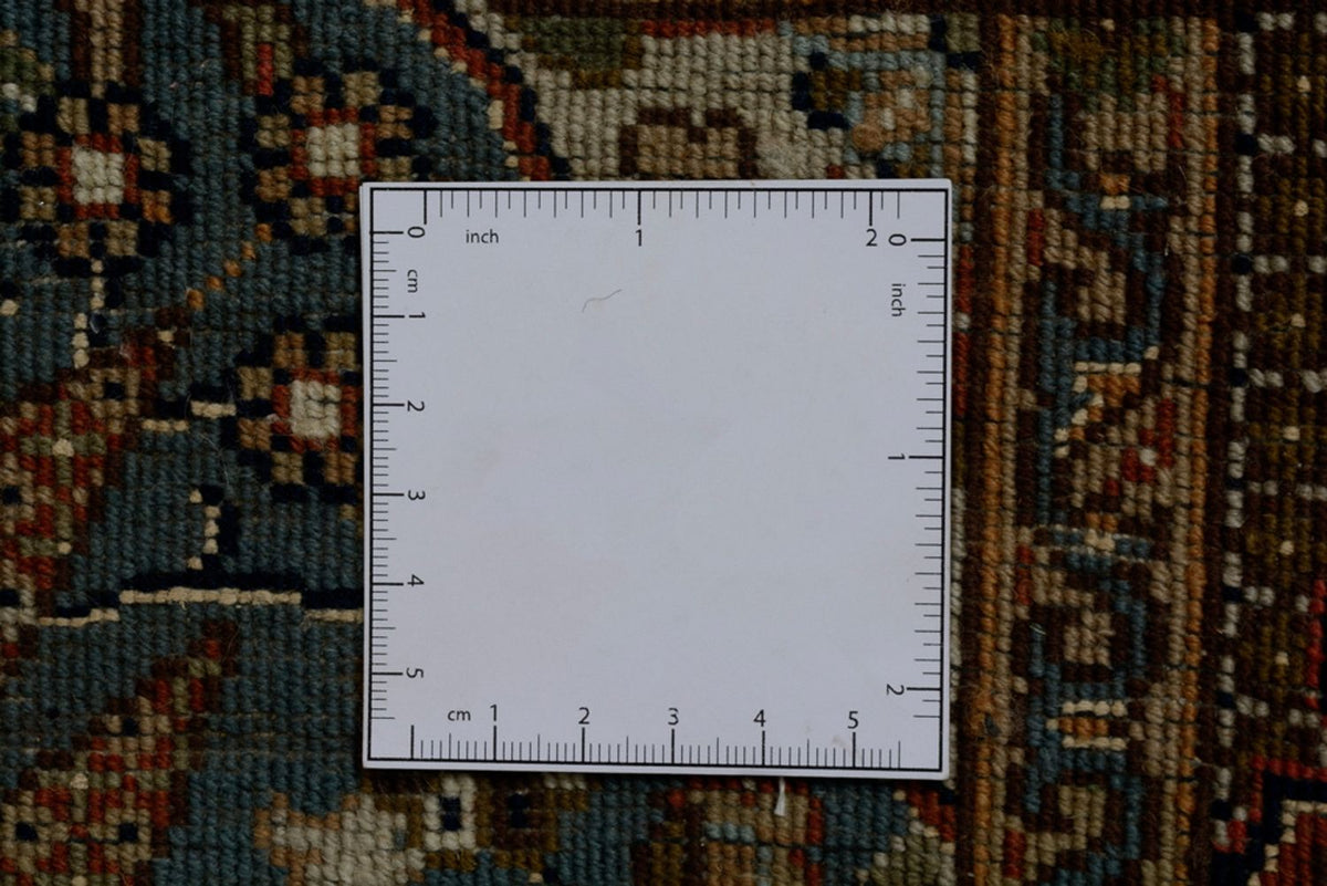 Alfombra oriental - Ghom - Indus - 242 x 172 cm - beige oscuro