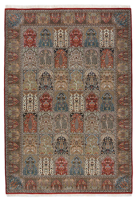Alfombra oriental - Ghom - Indus - 306 x 211 cm - beige oscuro