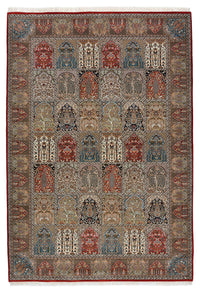Alfombra oriental - Ghom - Indus - 306 x 211 cm - beige oscuro