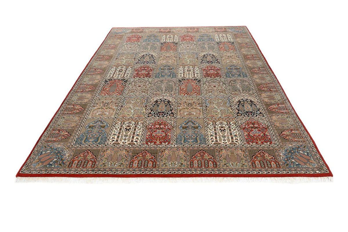 Alfombra oriental - Ghom - Indus - 306 x 211 cm - beige oscuro