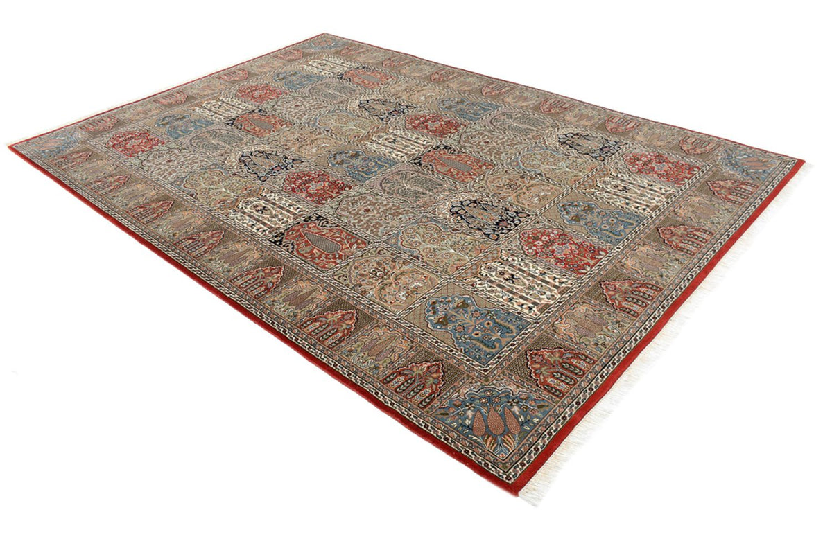 Alfombra oriental - Ghom - Indus - 306 x 211 cm - beige oscuro
