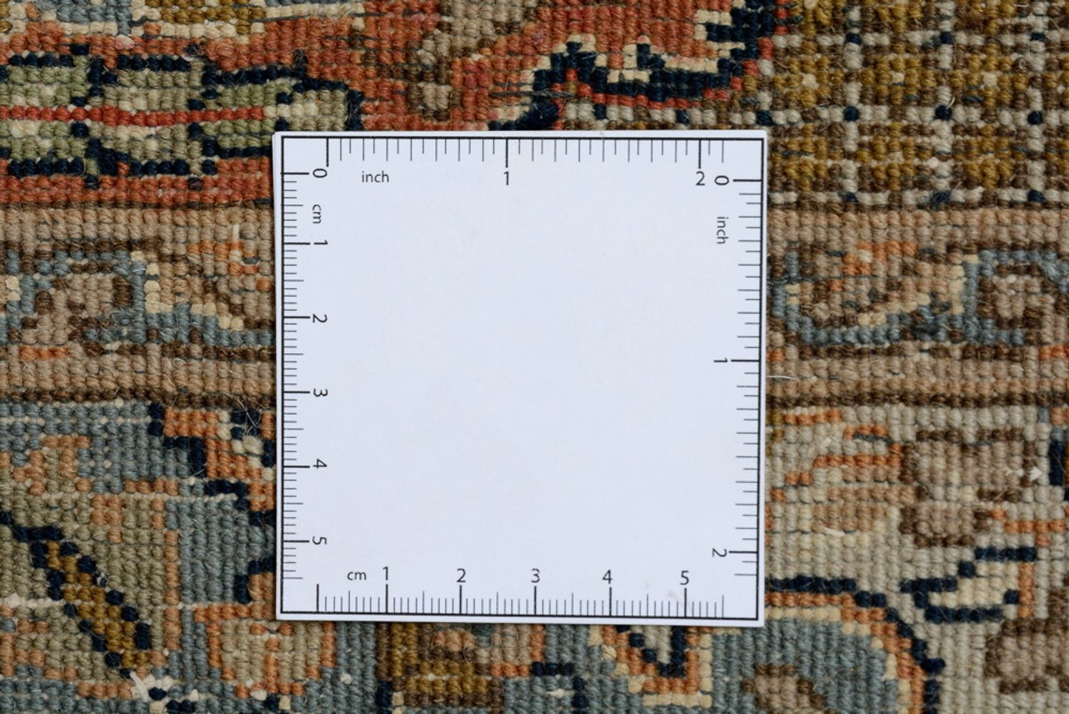 Alfombra oriental - Ghom - Indus - 306 x 211 cm - beige oscuro