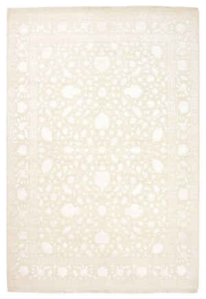 Alfombra oriental - 350 x 242 cm - blanco