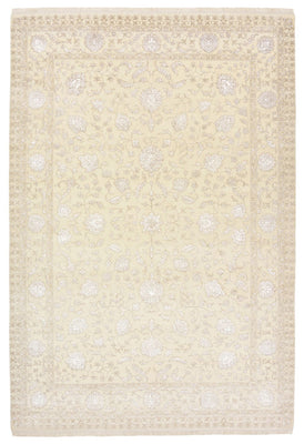 Alfombra oriental - 302 x 208 cm - crema