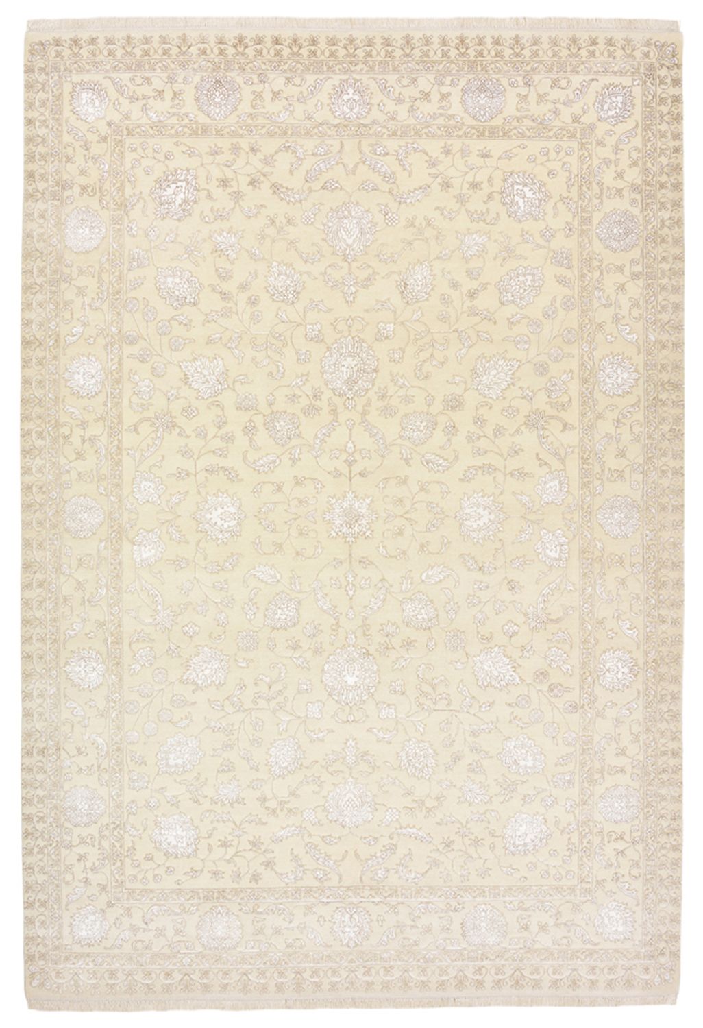 Alfombra oriental - 302 x 208 cm - crema