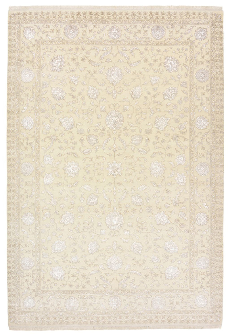 Alfombra oriental - 302 x 208 cm - crema