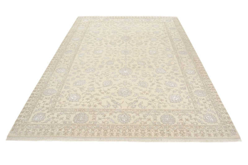 Alfombra oriental - 302 x 208 cm - crema
