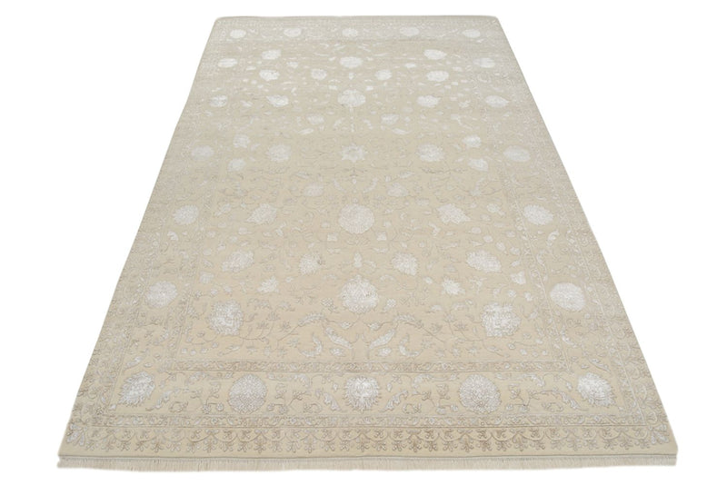Alfombra oriental - 302 x 208 cm - crema