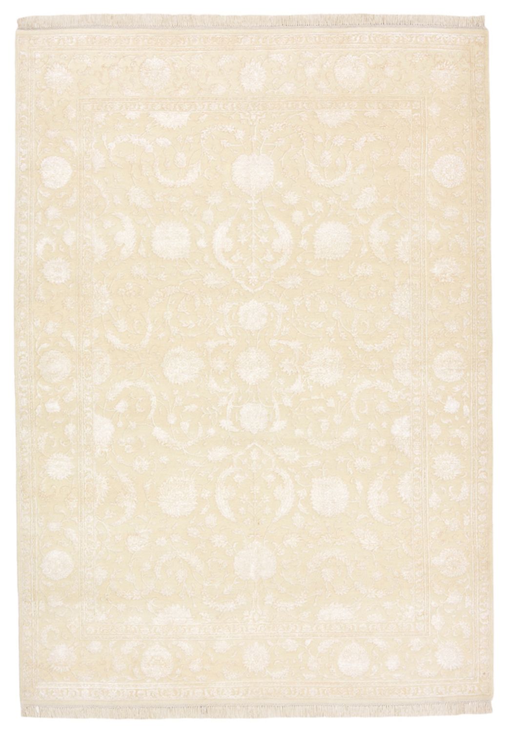 Alfombra oriental - 239 x 171 cm - crema