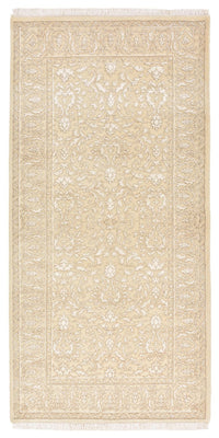 Alfombra oriental - 144 x 73 cm - beige claro