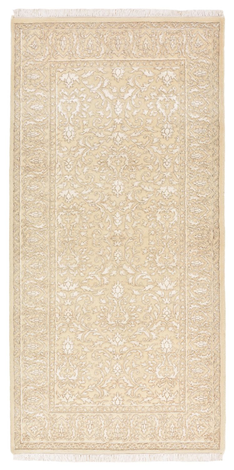 Alfombra oriental - 144 x 73 cm - beige claro