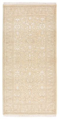Alfombra oriental - 144 x 73 cm - beige claro