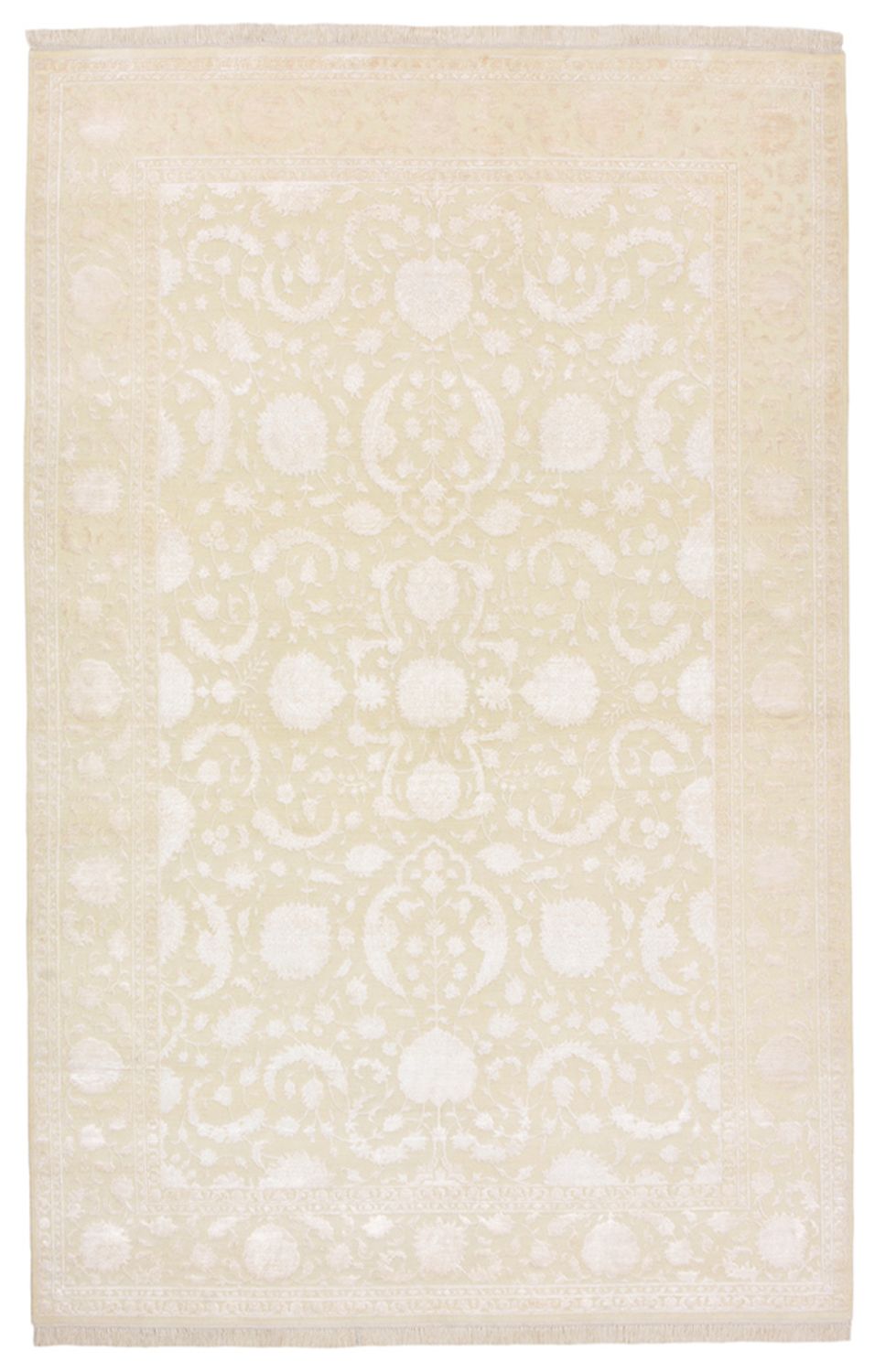 Alfombra oriental - 307 x 200 cm - beige claro