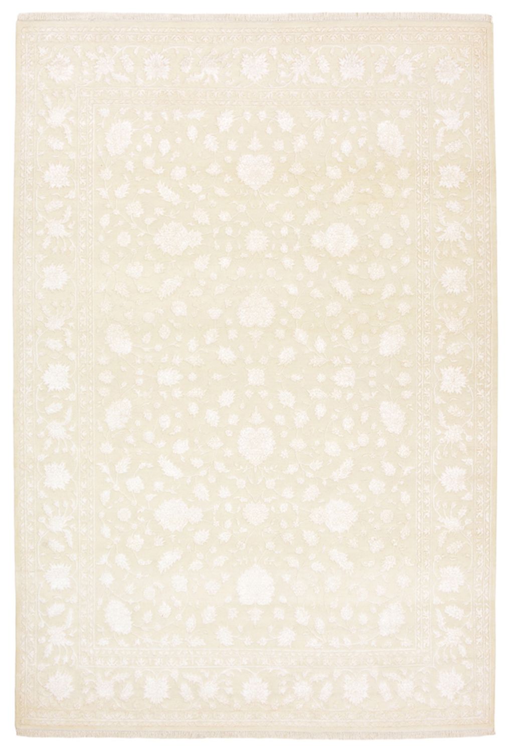 Alfombra oriental - 299 x 204 cm - beige claro