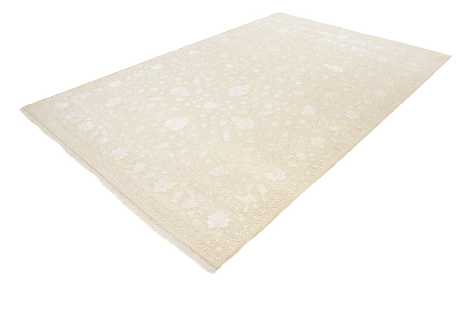 Alfombra oriental - 299 x 204 cm - beige claro