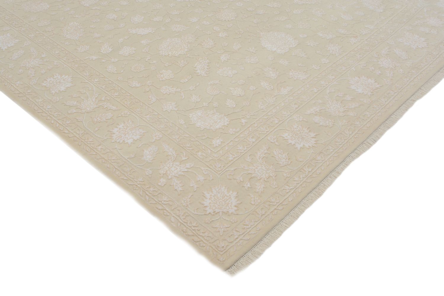 Alfombra oriental - 299 x 204 cm - beige claro